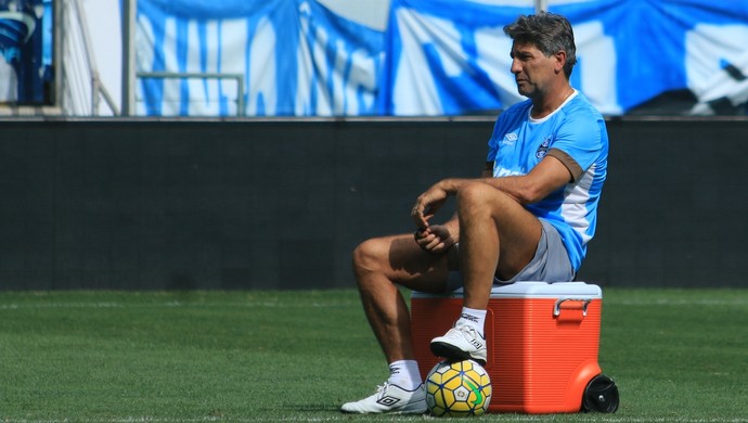 Renato Portaluppi técnico Grêmio  (Foto: Eduardo Moura/GloboEsporte.com)