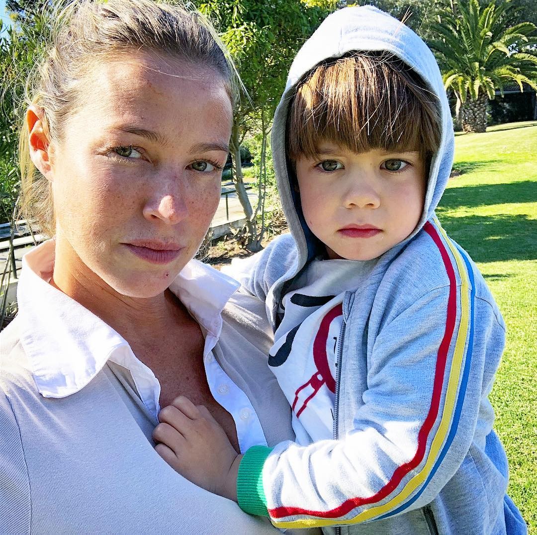 Luana Piovani e o filho Bem, de 3 anos (Foto: Reprodução/ Instagram)