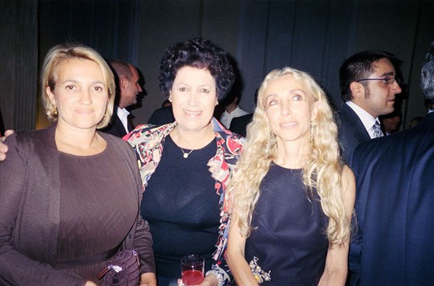 Franca with Silvia and Carla Fendi (Foto: Suzy Menkes)