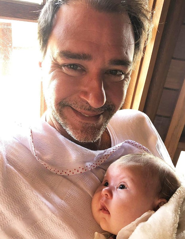 Thyrso Mattos e a filha Maria Cecília (Foto: Reprodução/Instagram)