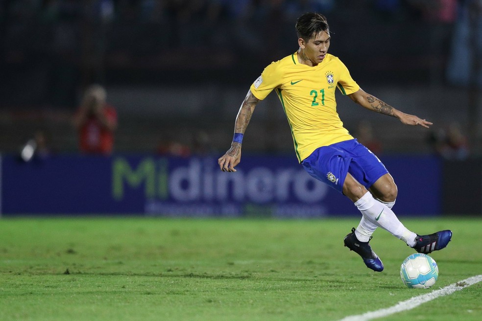 Firmino tem 15 jogos com a camisa da seleção brasileira (Foto: Mowa Press)