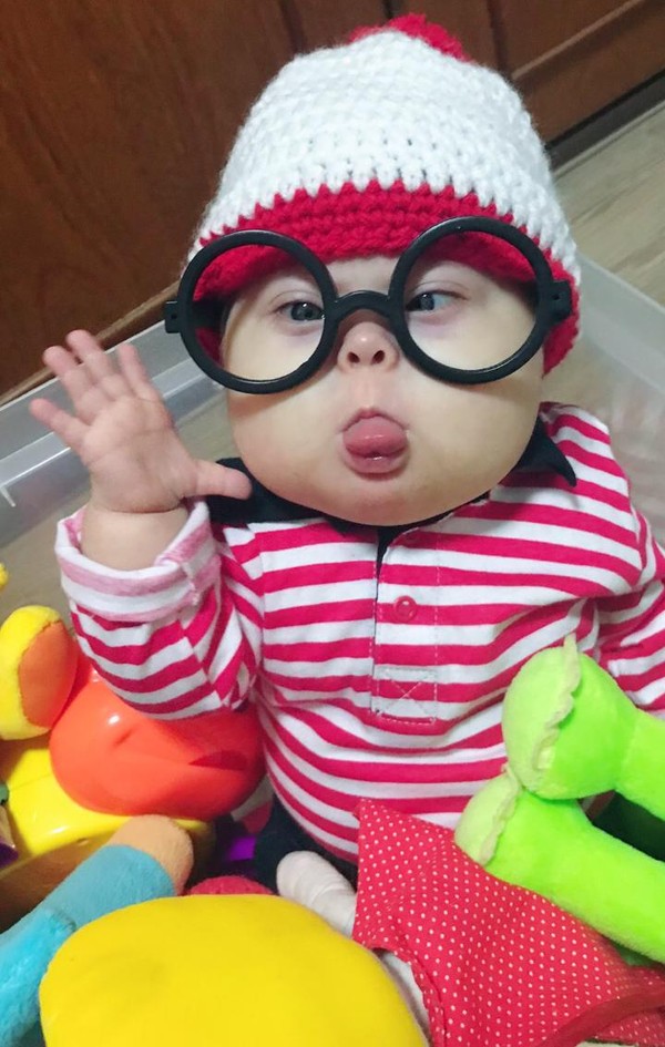 Mãe de menino com síndrome de Down conta rotina na web — Foto: Arquivo pessoal