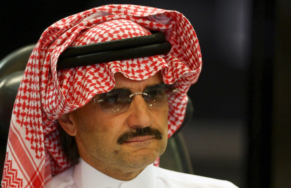 Al-Waleed bin Talal, príncipe saudita em conferência em Riad (Foto: Fahad Shadeed/Reuters/File Photo)