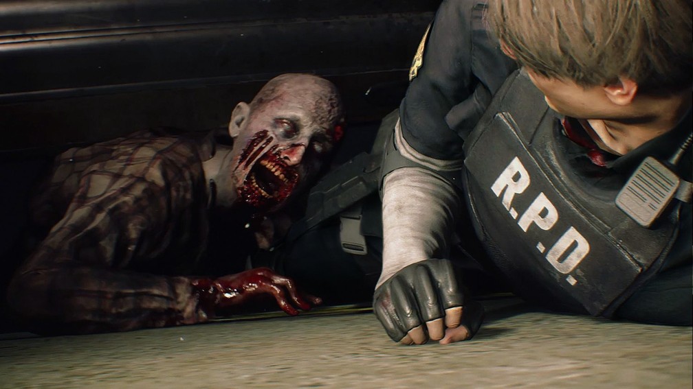 Cena do remake de 'Resident Evil 2' â€” Foto: DivulgaÃ§Ã£o/Capcom