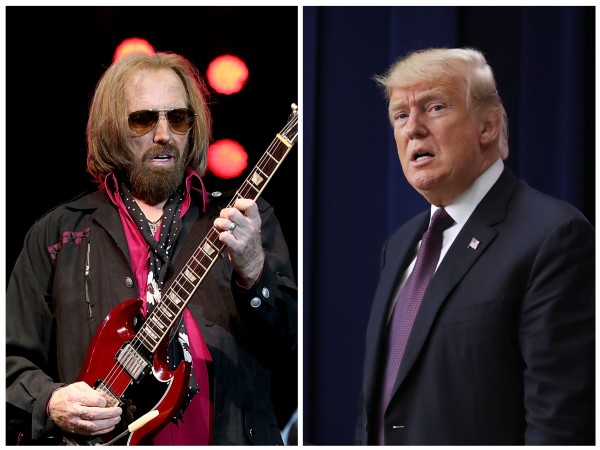 Tom Petty e Donald Trump (Foto: Getty Images)