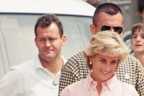 A Princesa Diana (1961-1997) em viagem à Bôsnia em agosto de 1997 (Foto: Getty Images)