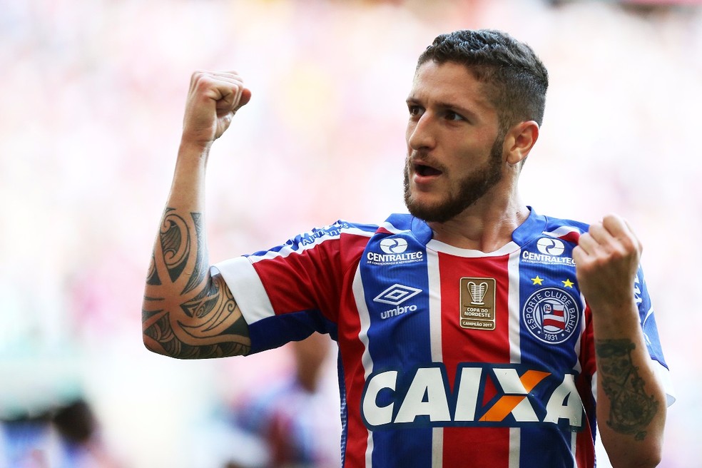 Zé Rafael brilhou pelo Bahia no último Brasileirão (Foto: Felipe Oliveira/Divulgação/EC Bahia)