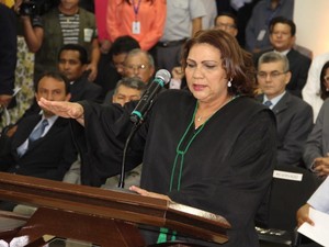Conselheira toma posse pela segunda vez no TCE do Amapá (Foto: Divulgação/TCE/Amapá)