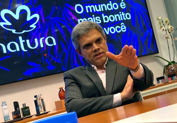 Presidente da Natura, João Paulo Ferreira, durante entrevista à Reuters em São Paulo  (Foto: REUTERS/Leonardo Benassatto )