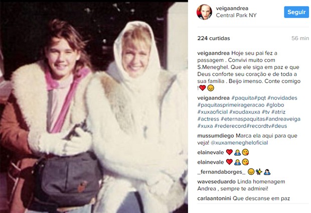 A ex-paquita Andréa Veiga (Foto: Reprodução/Instagram)