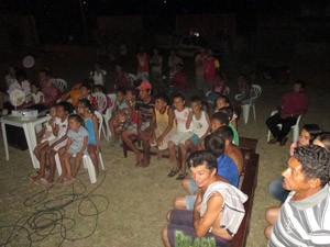 Cineclube Filhos do Sol, em Heliópolis, BA (Foto: União de Cineclubes da Bahia/Divulgação)