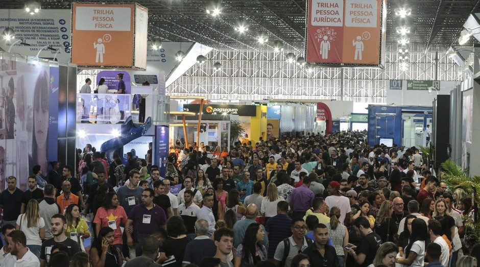 Feira do Empreendedor SP 2018: evento bateu recorde de público, com 147 mil visitantes (Foto: Divulgação)