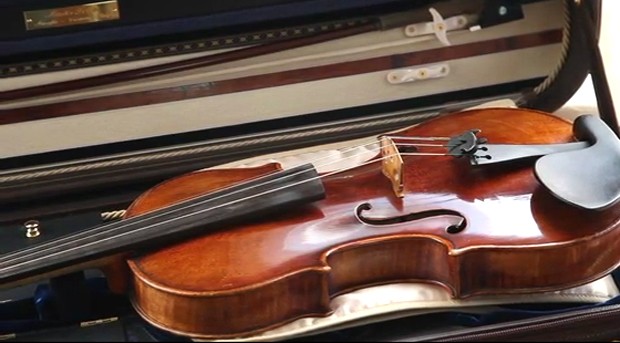Violino Stradivarius pertencente ao músico Frank Almond (Foto: Reprodução)