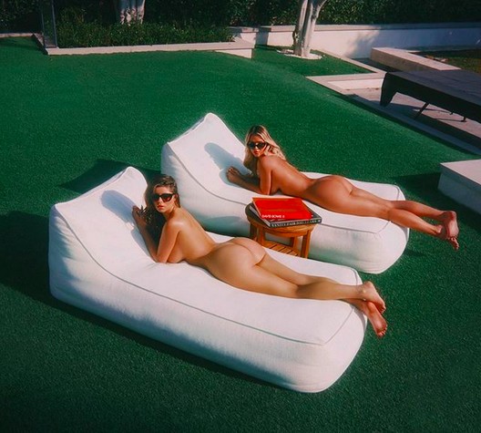 As modelos Demi Rose e Kinsey Wolanski (Foto: Instagram)