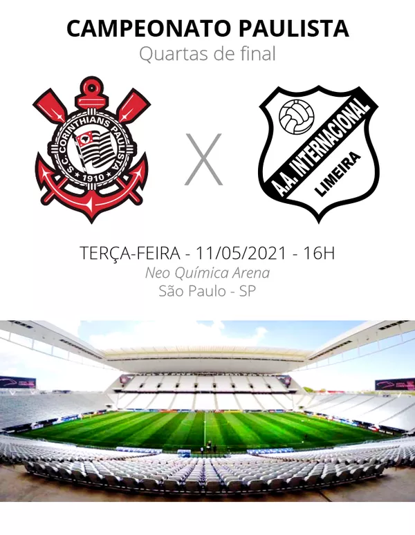 Corinthians X Inter De Limeira Veja Onde Assistir Escalacoes Desfalques E Arbitragem Campeonato Paulista Ge