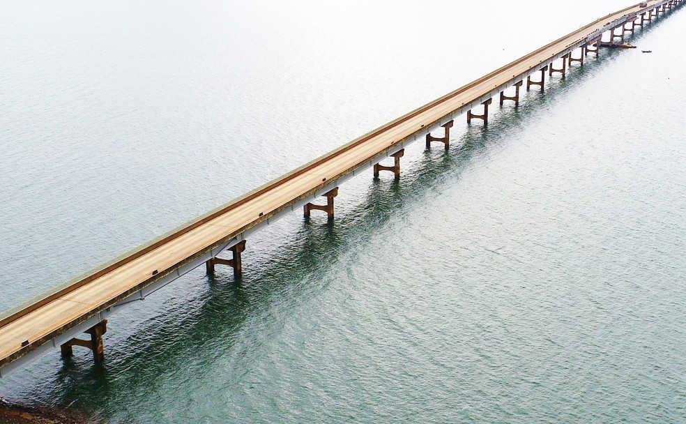 Ponte Carvalho Pinto, localizada no km 278,2 da Rodovia Jo&atilde;o Mell&atilde;o, em Avar&eacute; &mdash; Foto: CCR InfraSP