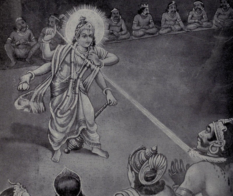 Vishnu decapta Rahu (Foto: Reprodução)