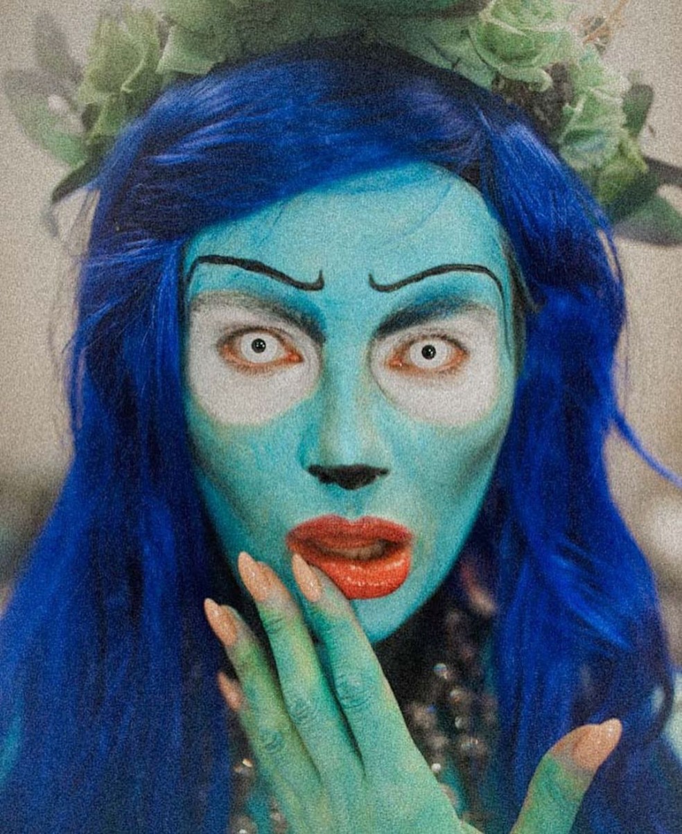 Isabeli Fontana se transforma na Noiva Cadáver de Tim Burton para o Halloween — Foto: Reprodução/Instagram