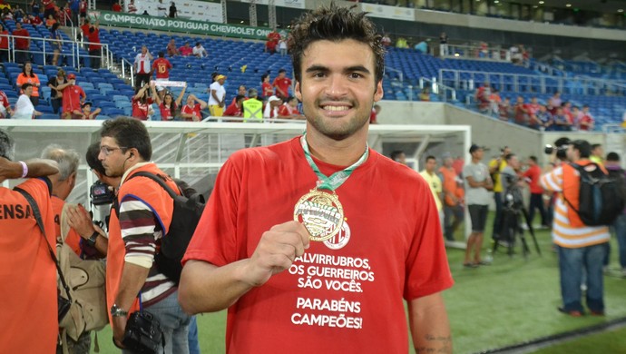 Arthur Maia, meia do América-RN (Foto: Jocaff Souza)