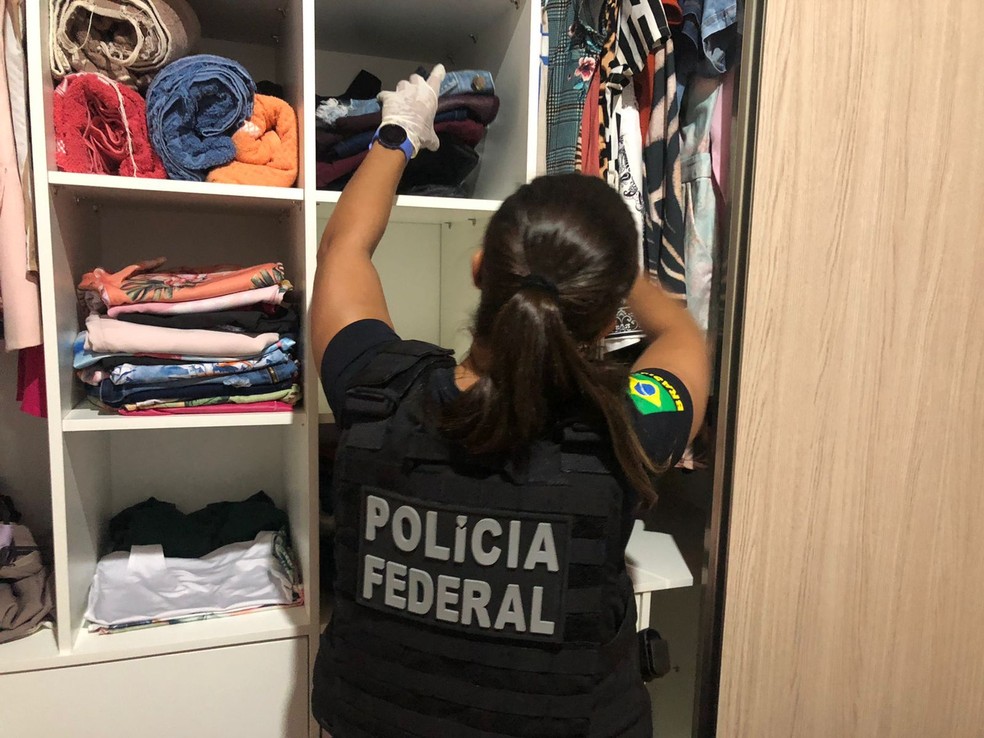 PF cumpre operação em RO na casa de suspeitos de fraudar auxílio emergencial — Foto: PF/Divulgação