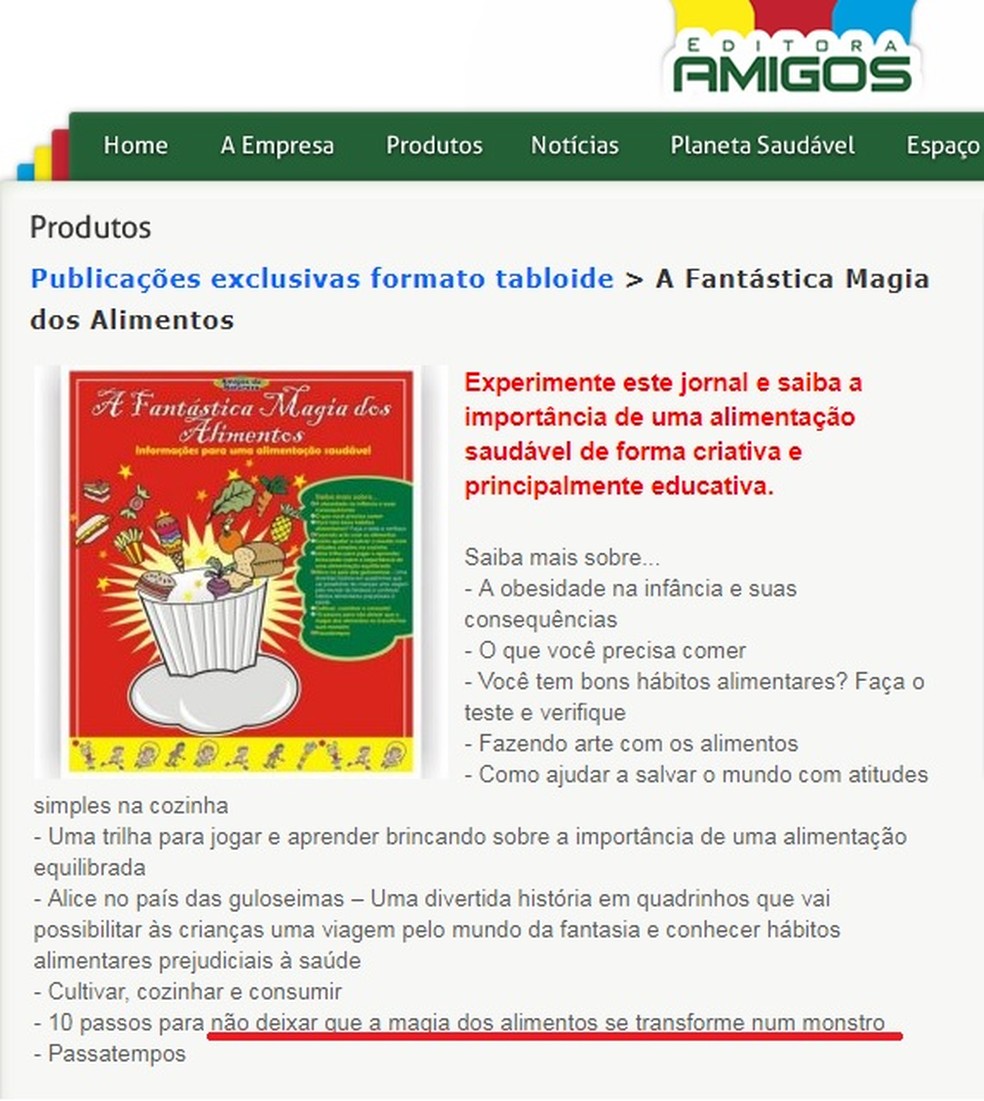 Cartilha distribuÃ­da pela prefeitura aos alunos em SÃ£o JosÃ© Ã© vendida por editora na web (Foto: ReproduÃ§Ã£o/Editora Amigos)