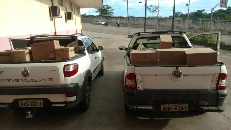Remédios foram entregues na tarde de sexta-feira (15) — Foto: Arquivo Pessoal