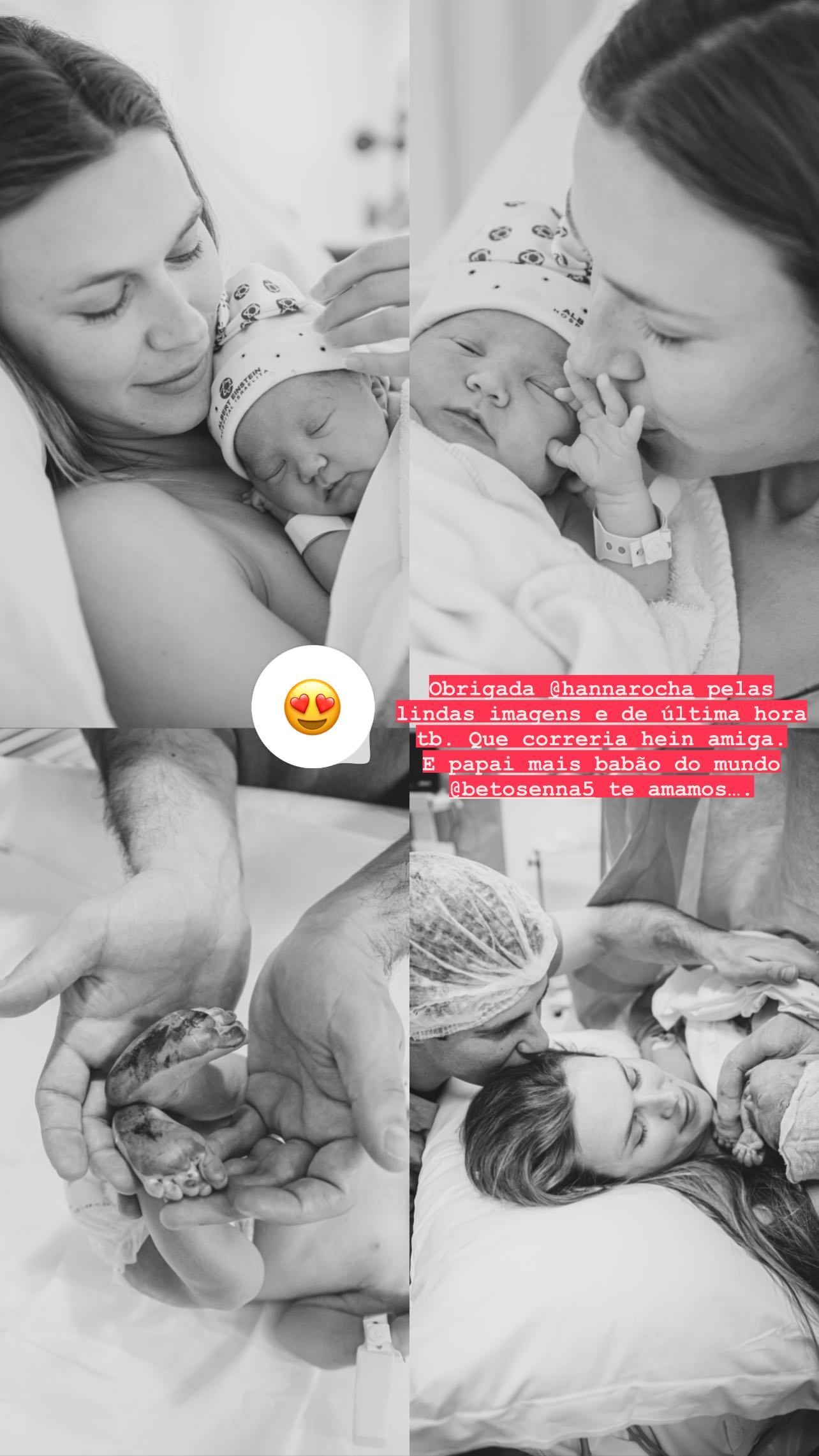 Nasce Lorena, primeira filha da top Renata Kuerten (Foto: Reprodução/Instagram)