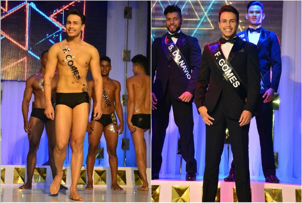 Wellington Ruan Tourinho foi eleito Mister Amapá 2017 (Foto: Fabiana Figueiredo/G1)