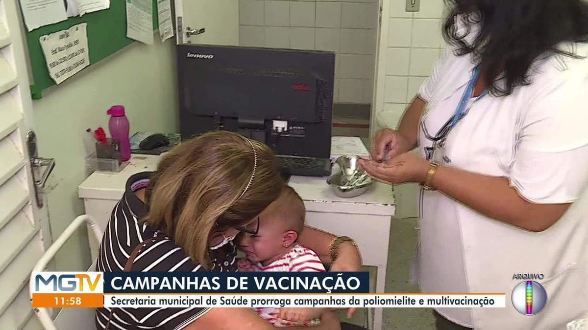 Campanhas contra a pólio e de multivacinação são prorrogadas em Montes Claros