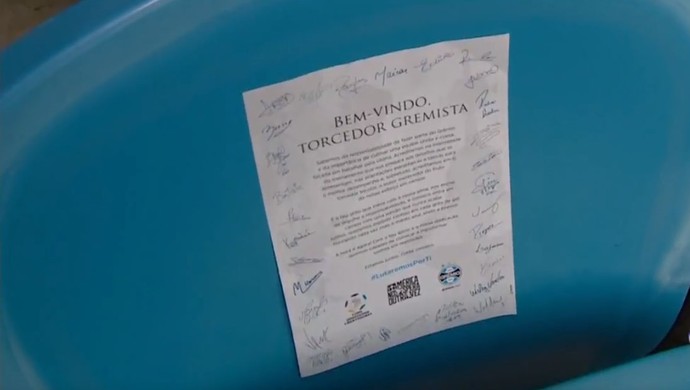 Gremistas assinam carta conjunta e pedem apoio: Mexe com a alma