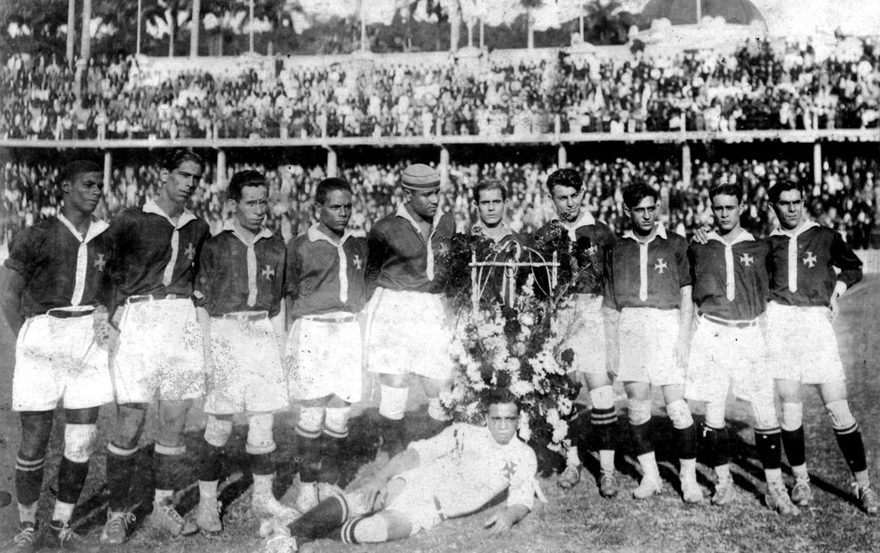 Time campeão com o Vasco em 1923  — Foto: Centro de Memória do Vasco