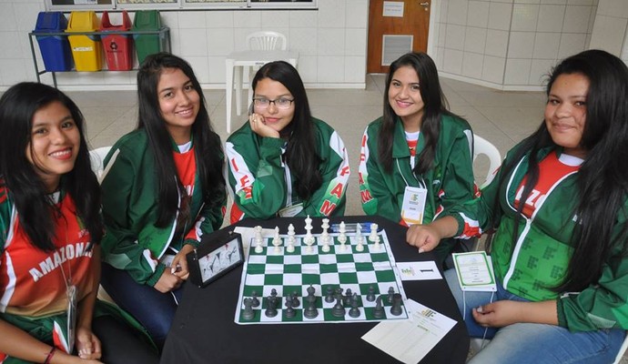 Amazonas tem equipe feminina de xadrez (Foto: Assessoria/Ifam)