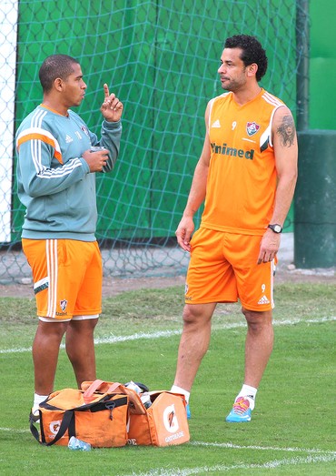Walter e Fred Treino Fluminense (Foto: Fernando Cazaes / Photocamera) Walter e Fred Treino Fluminense (Foto: Fernando Cazaes / Photocamera)