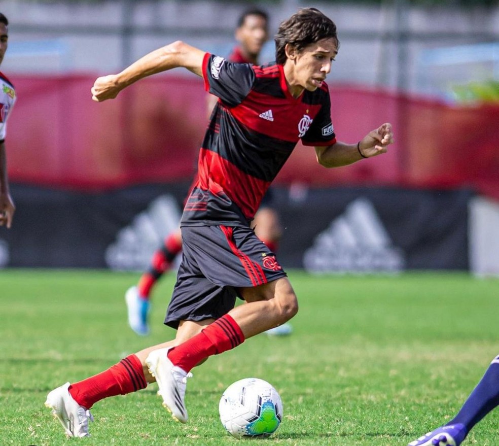 Werton foi um dos destaques da base do Flamengo em 2020 — Foto: Divulgação / Flamengo