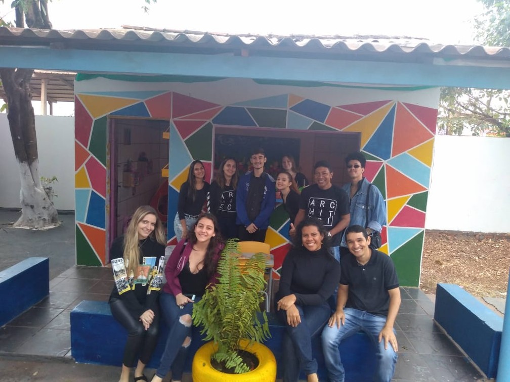 salas de aula que estavam desativadas na Escola Municipal de Educação Básica Júlio Correa, no Bairro São Mateus, em Várzea Grande, região metropolitana de Cuiabá. — Foto: Arquivo pessoal