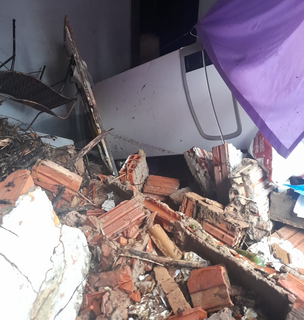 Família perdeu todos os móveis da casa — Foto: Divulgação