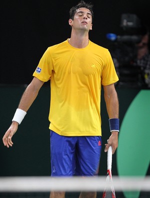 tênis copa davis thomaz bellucci (Foto: AFP)