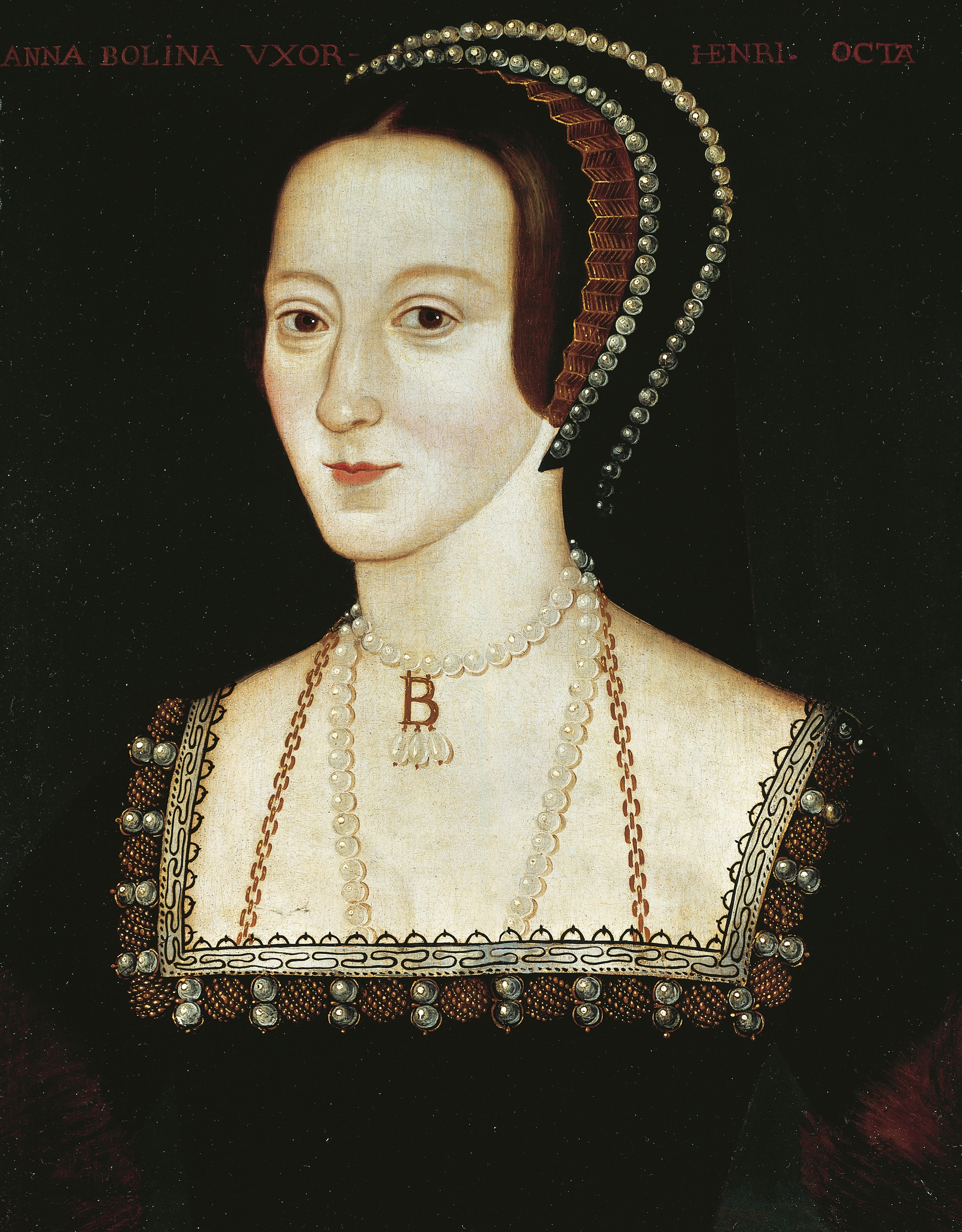 Uma pintura da Rainha Ana Bolena (1501-1536) datada de 1533 (Foto: Getty Images)