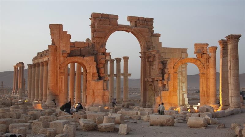 Palmira, na Síria (Foto: Agência EFE)