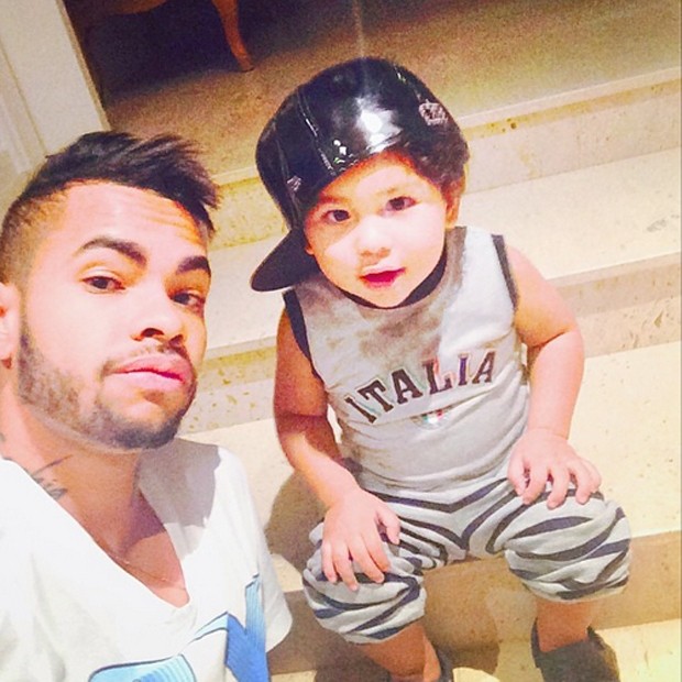 Dentinho e o filho, Bruno Lucas (Foto: Reprodução/Instagram)