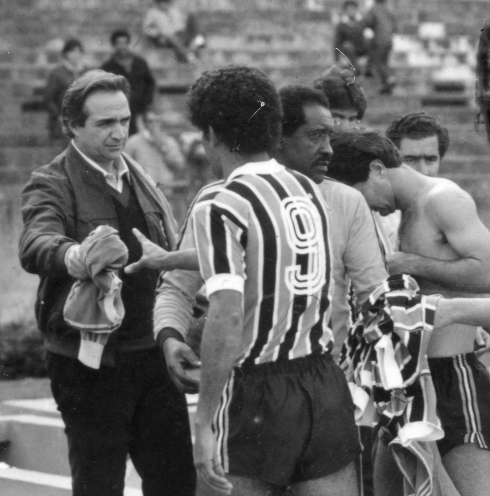 Verardi em 1983, no ano do primeiro título da Libertadores e do Mundial — Foto: Mauro Vieira/Agência RBS