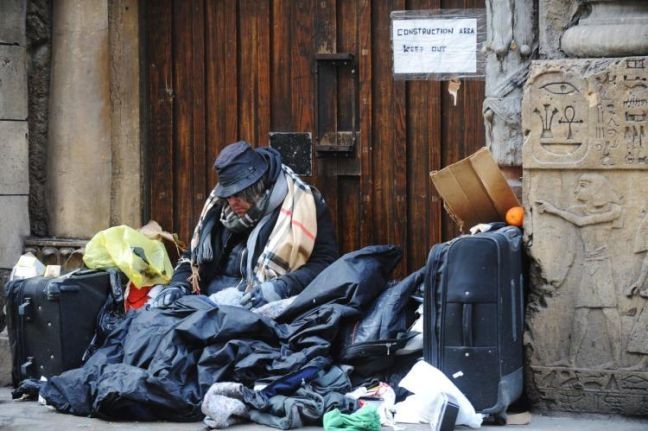 Morador de rua (homeless), New York, NY (Foto: Andrew Savulich / New York Daily News)