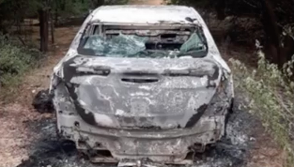 Corpo carbonizado é encontrado em carro na BA; polícia suspeita que seja de motorista de transporte por app — Foto: Arquivo pessoal