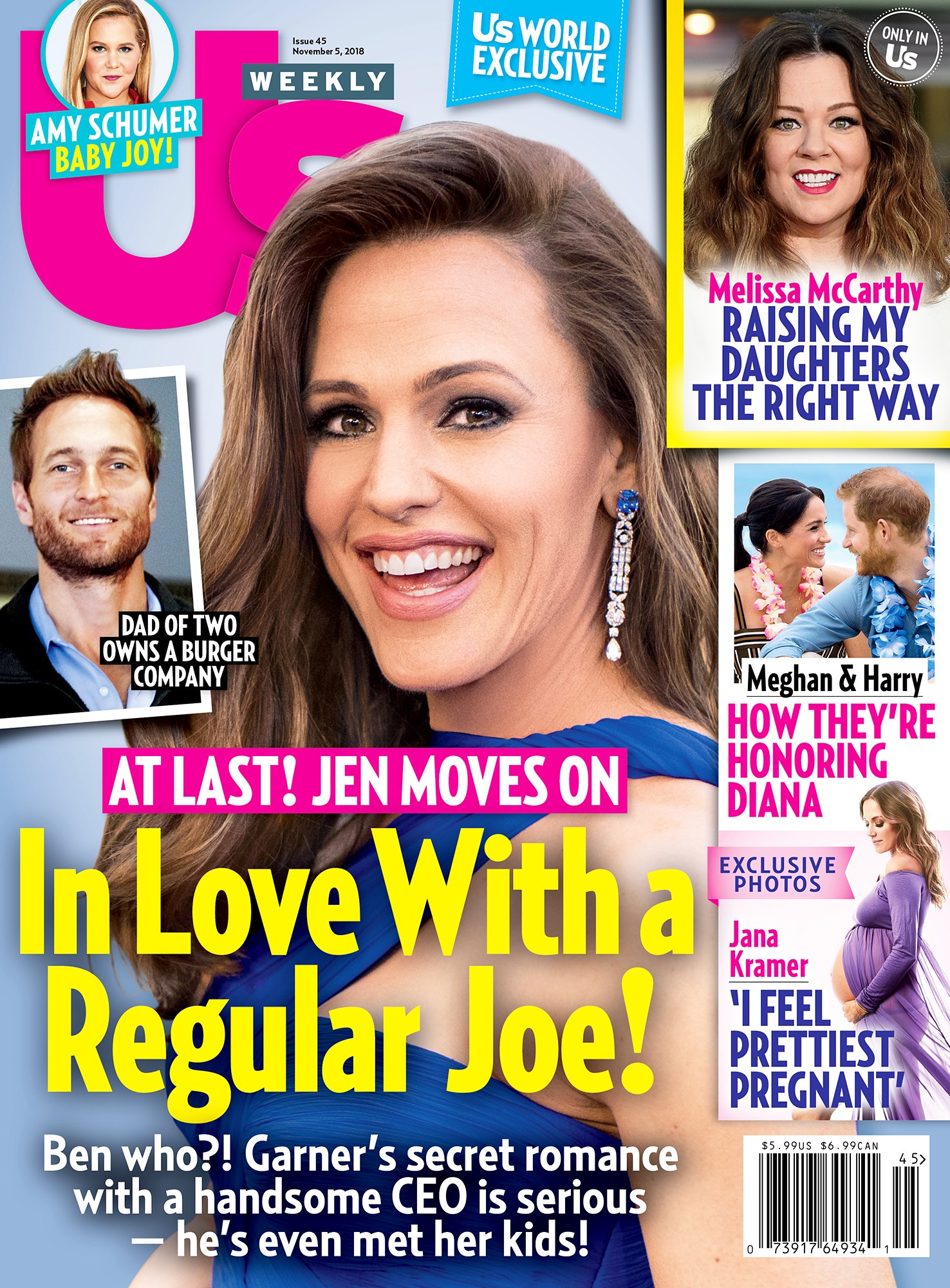 A capa da revista US Weekly noticiando o novo romance de Jennifer Garner (Foto: Divulgação)