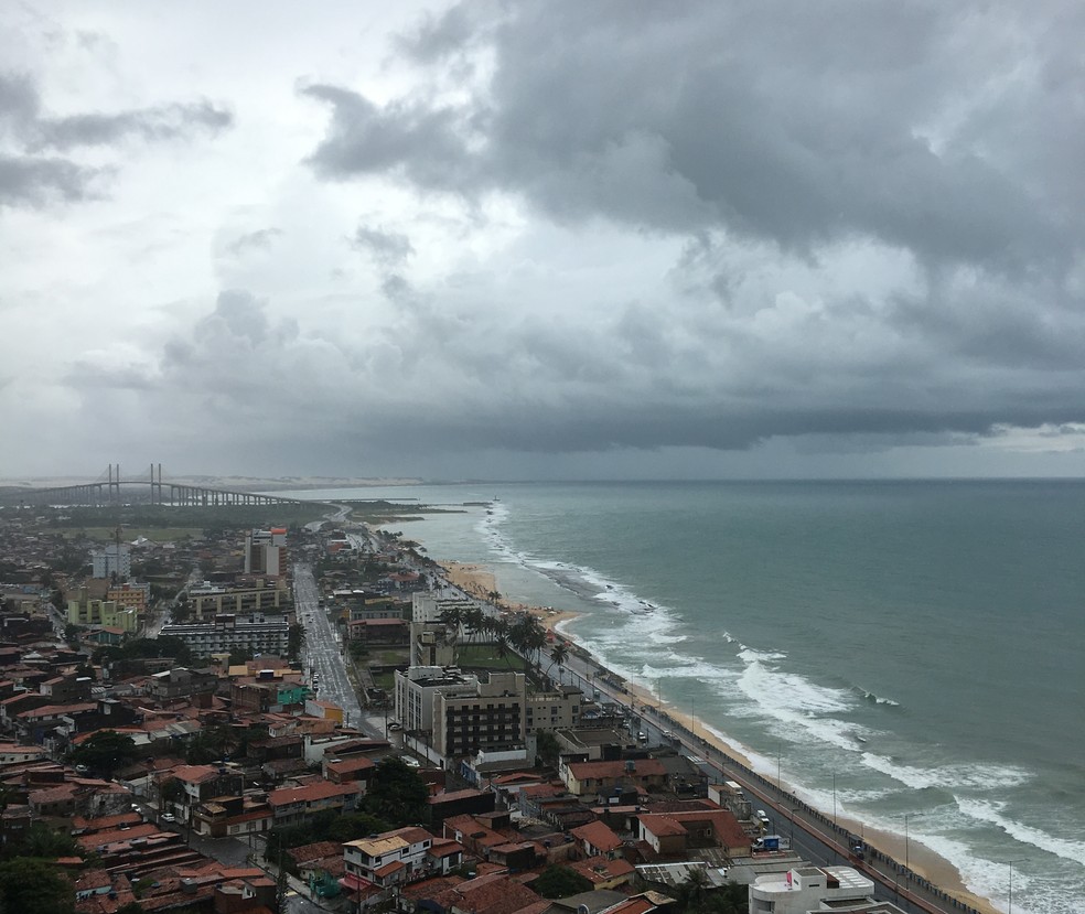 Chuvas devem atingir Natal e outras várias cidades do RN — Foto: Leonardo Erys/G1