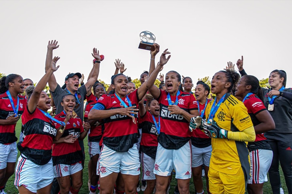 Flamengo conquista a Taça Guanabara — Foto: Paula Reis/CRF