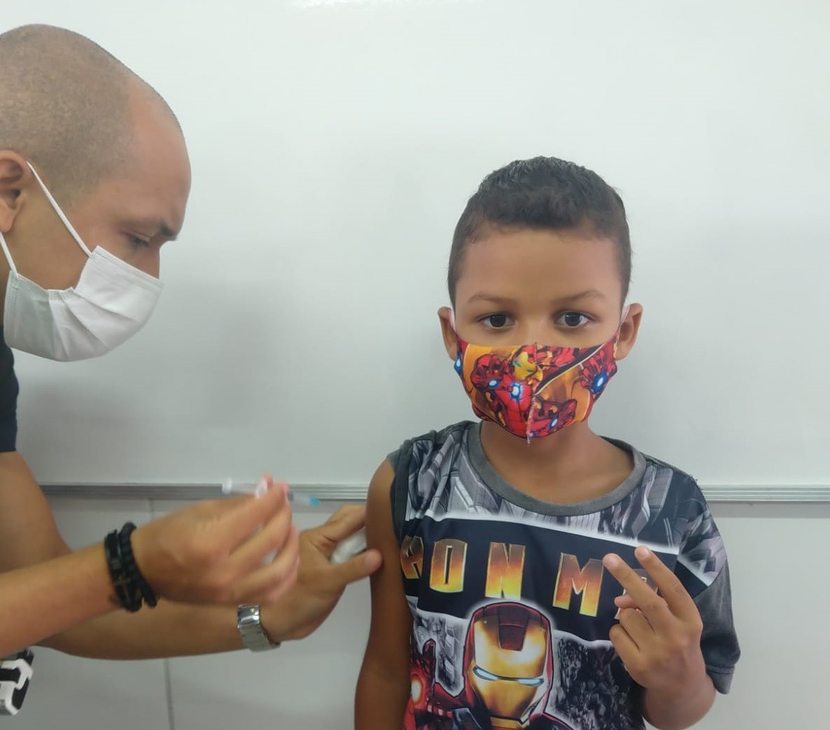 São Cristóvão vacina crianças em escolas municipais neste sábado 