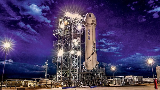 Operações da Blue Origin, de Jeff Bezos. A empresa tem uma nova missão (Foto: Blue Origin/Divulgação)