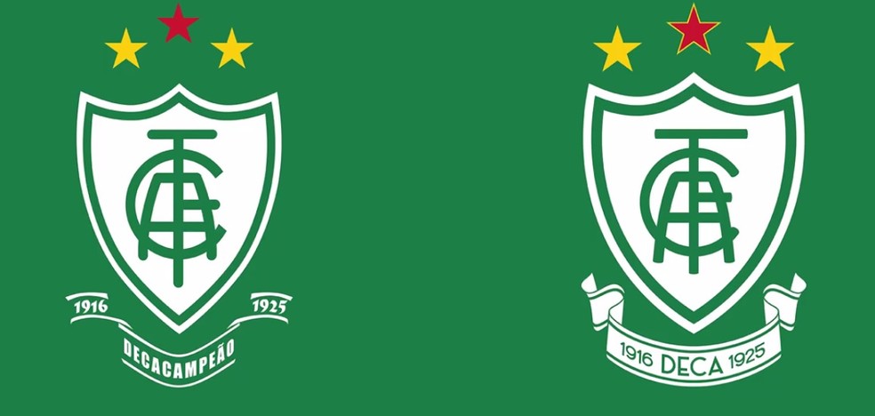 Cara nova: América-MG apresenta nova versão de escudo do ...