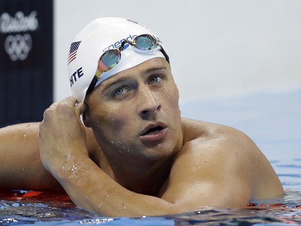 O nadador americano Ryan Lochte foi assaltado após festa durante a Olimpíada no Rio (Foto: Michael Sohn/AP Photo)